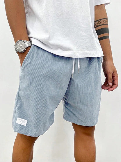 Comfortable Casual Cord Shorts