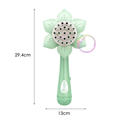 Colorful Flower Bubble Machine