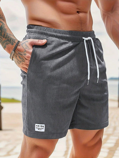 Comfortable Casual Cord Shorts