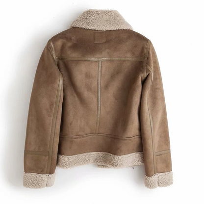 Biker Style Genuine Leather Jacket