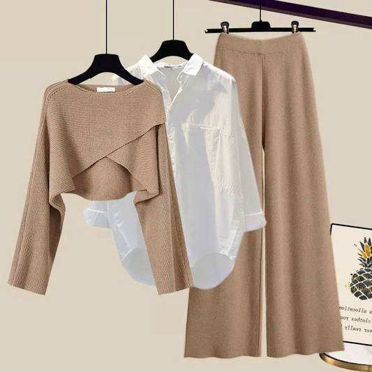 3 Piece - Elegant Casual Dress Set - Befez