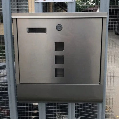 Secure Outdoor Wall Mount Metal Post Mailbox