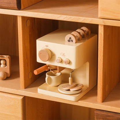 Mini Wooden Coffee Play Set