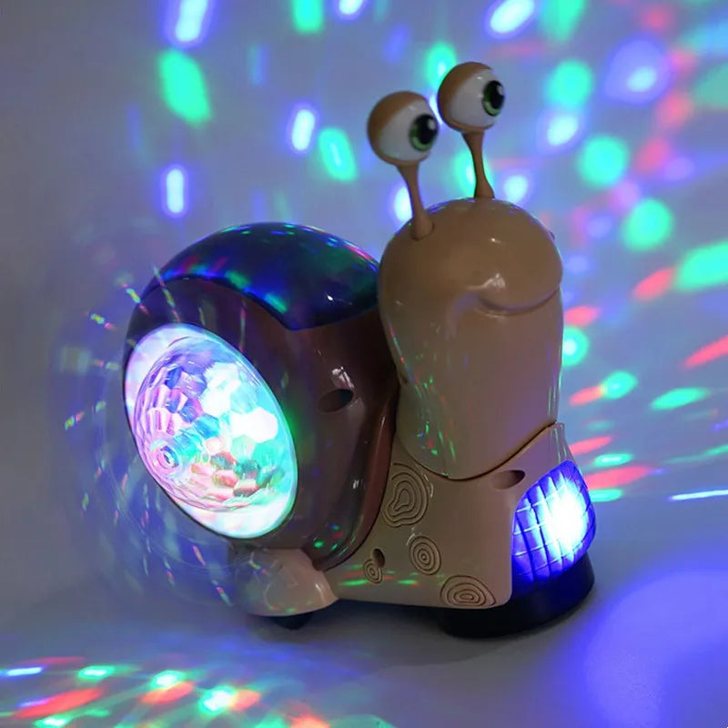 Colorful LED Musical Snail Toy