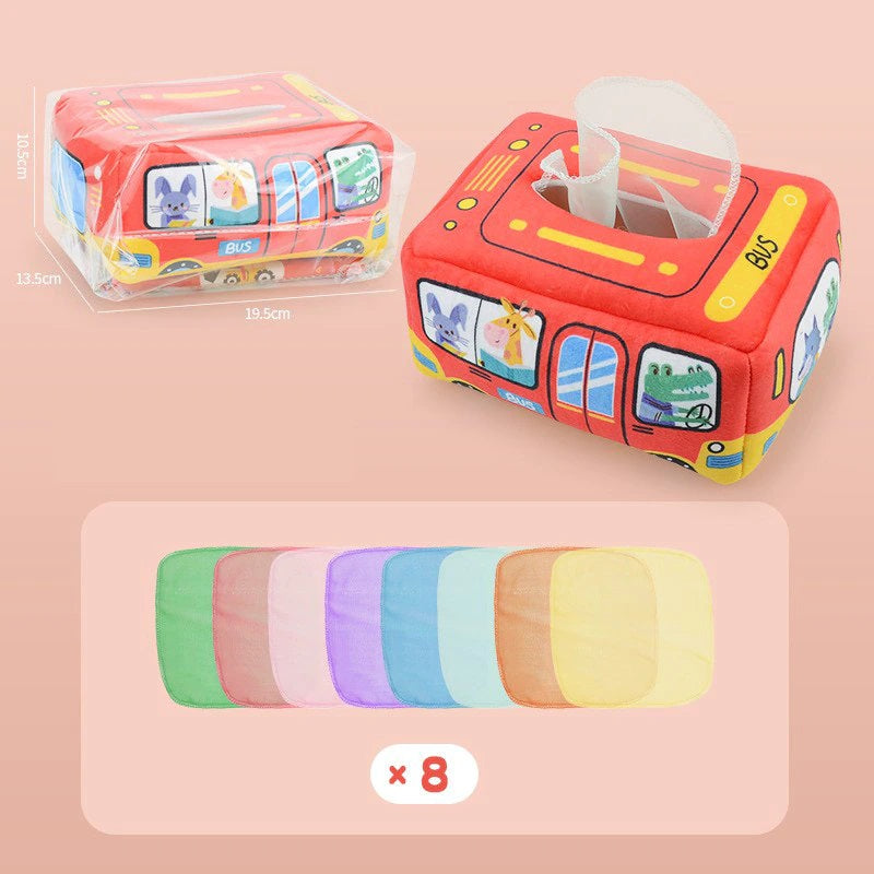 Colorful Kids Tissue Box Toy