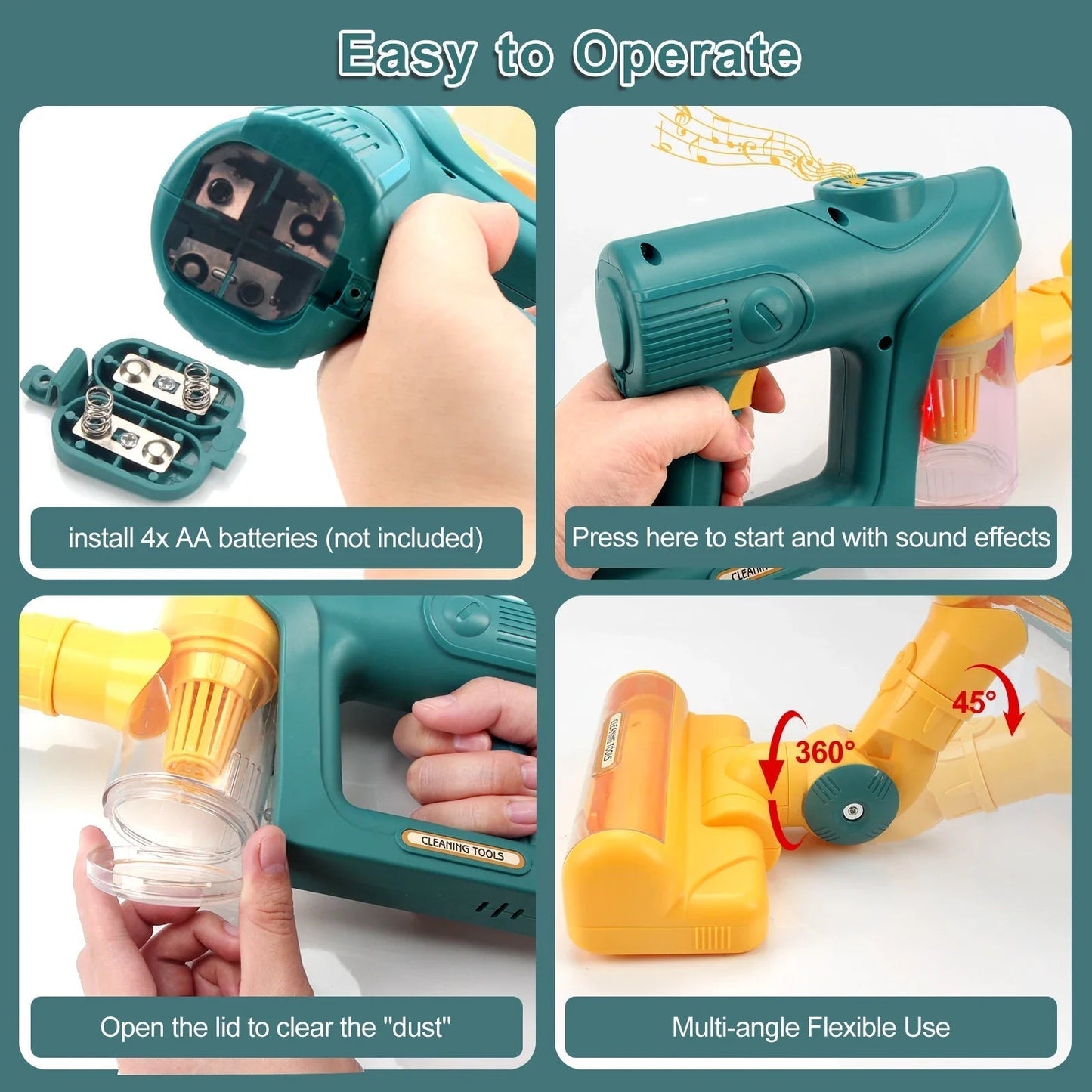 Fun Kids Handheld Mini Vac Cleaner