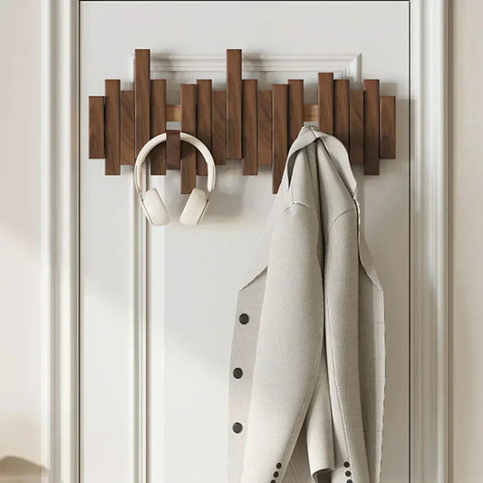 Stylish Wooden Wall Panel for Entryway Organization - Befez