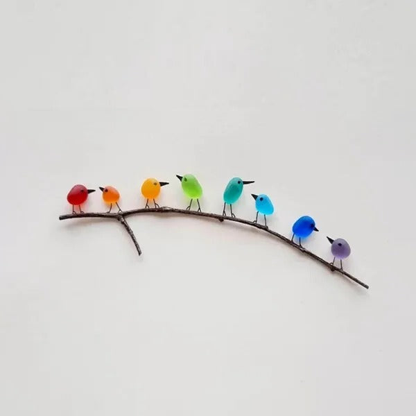 Beachy Coastal Bird Ornament Home Decor - Befez