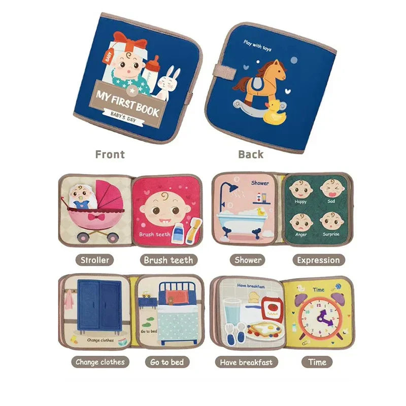 Befez | Sensory Baby Book - Interactive Touch & Feel Toy