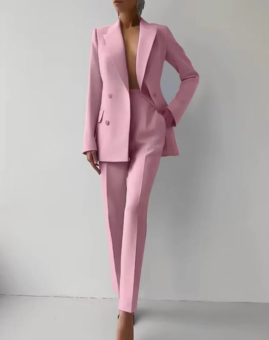 Women's Professional Two Piece Suit Jacket and Trousers - Befez