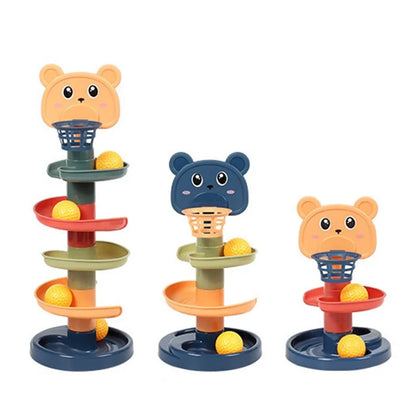 Compact Kids' Folding Slide Playset
