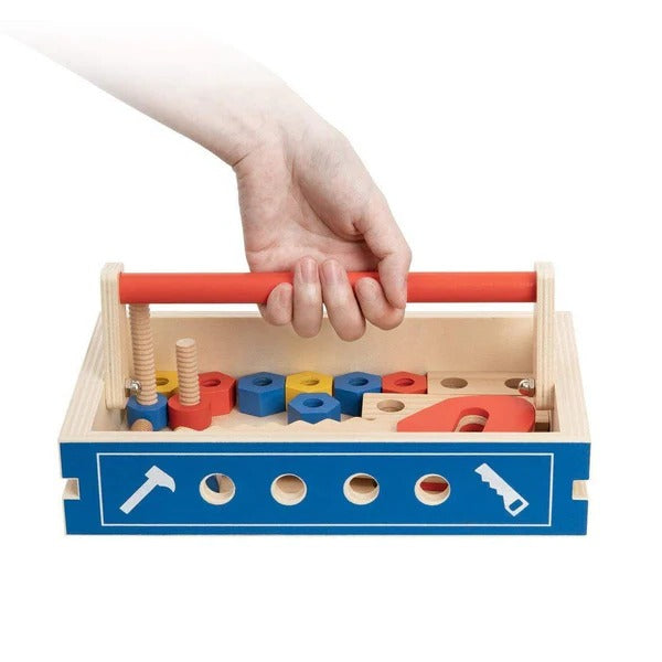Deluxe Childrens Play Real Tool Workbench Set