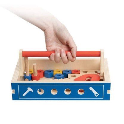 Deluxe Childrens Play Real Tool Workbench Set