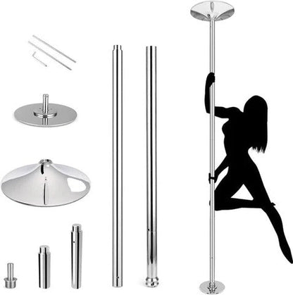 Compact Home Dance Exercise Spin Pole 1.7in