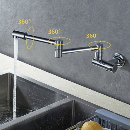 Space-Saving Foldable Kitchen Faucet