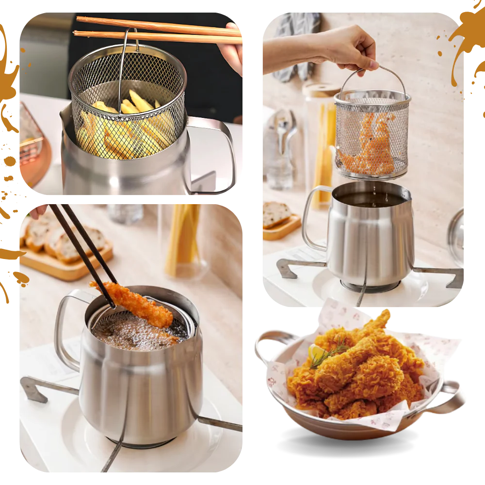 Dual Function Heavy Duty Frying Pan