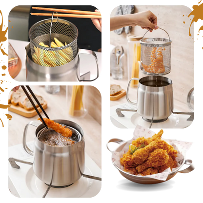 Dual Function Heavy Duty Frying Pan