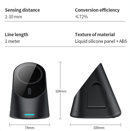 Compact 3in1 Wireless Charging Station Dock