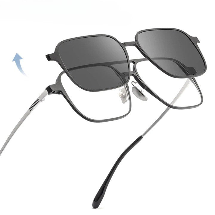 Strong Titanium Magnetic Clip On Sunglasses