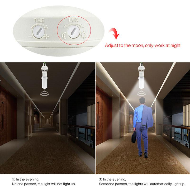 Smart 360 Degree Motion Sensor LED Light Socket