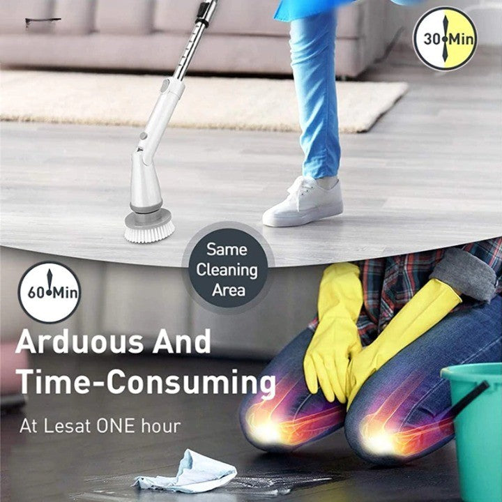 Powerful Quick Electric Spin Brush Cleaner