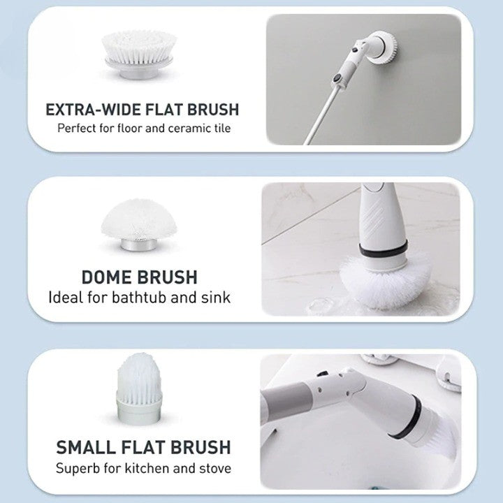 Powerful Quick Electric Spin Brush Cleaner