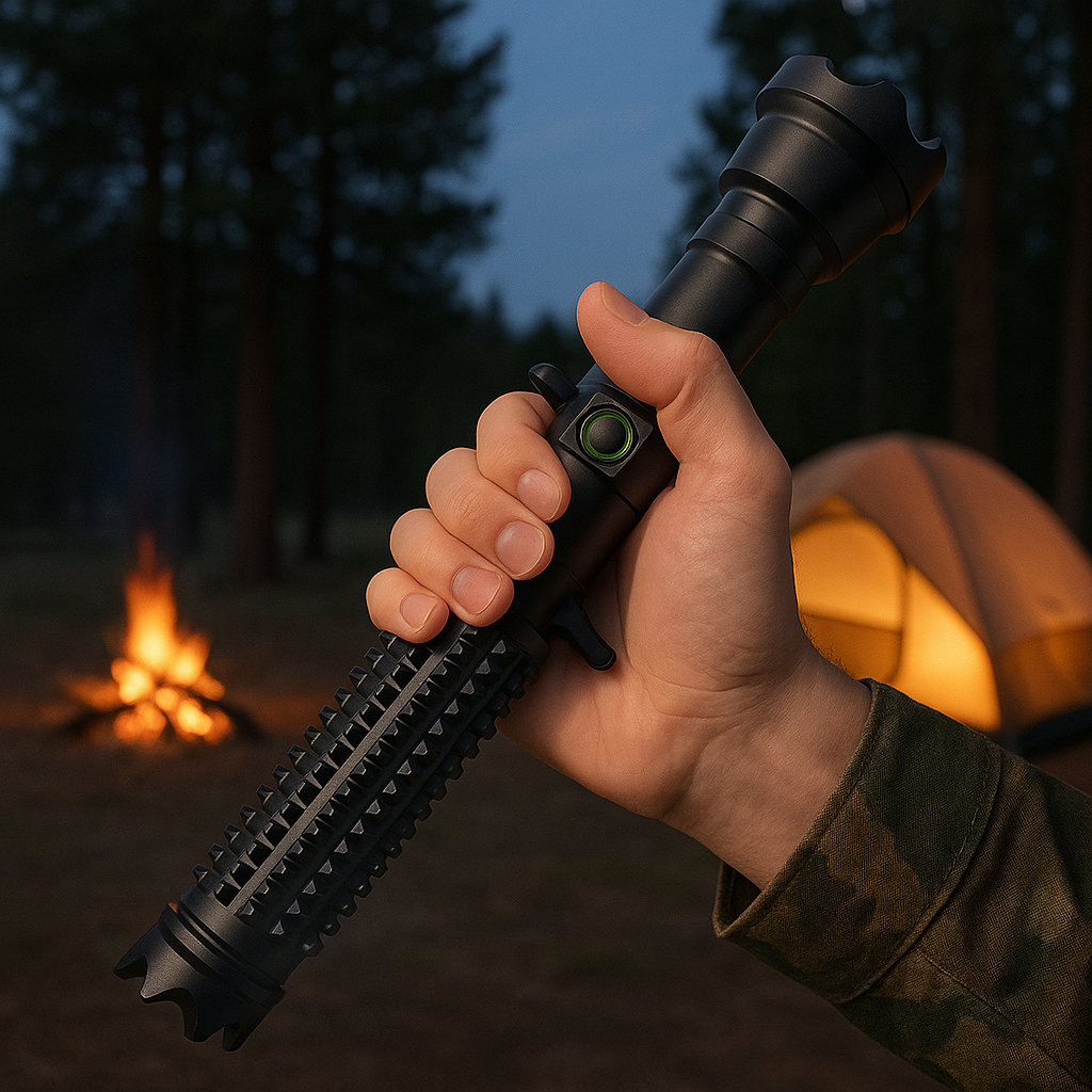 Compact Heavy Duty LED Flashlight Survival Kit - Befez