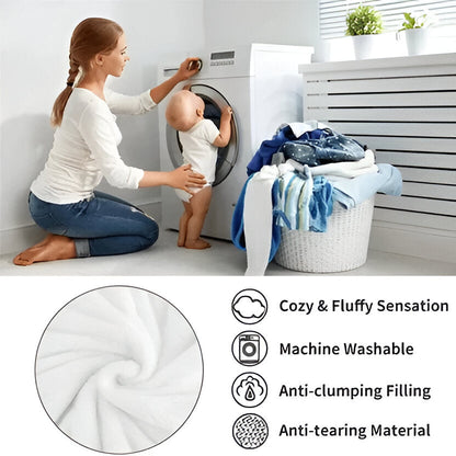 Soft Plush Throw Blanket with Classic Style