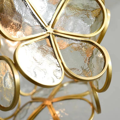 Stylish Floral Glass Hanging LED Light