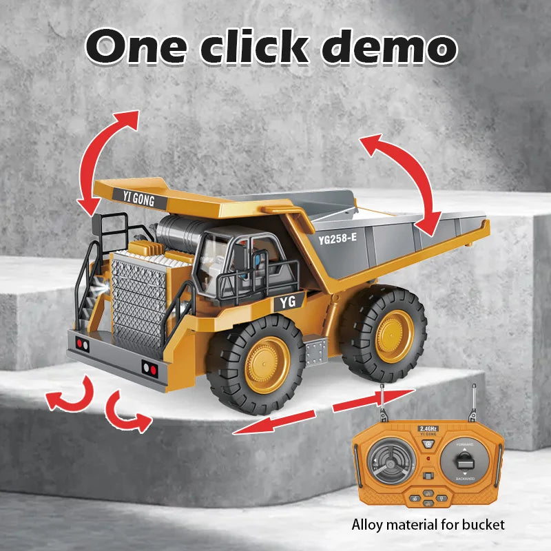 Fun Remote Control Dump Truck Toy