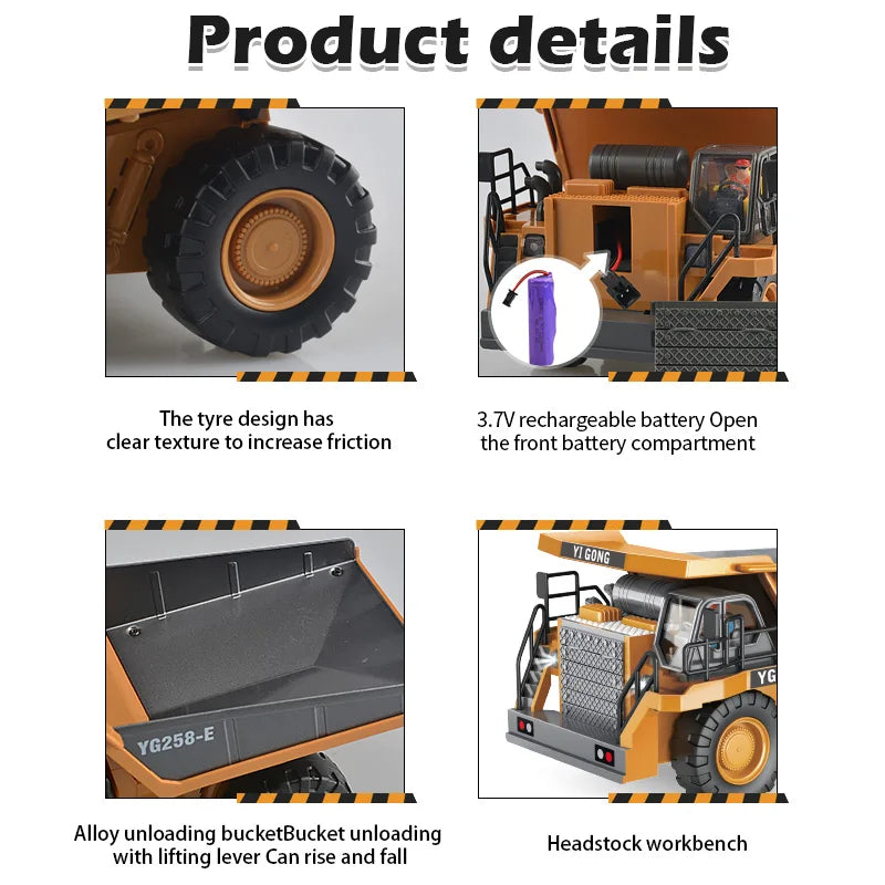 Fun Remote Control Dump Truck Toy