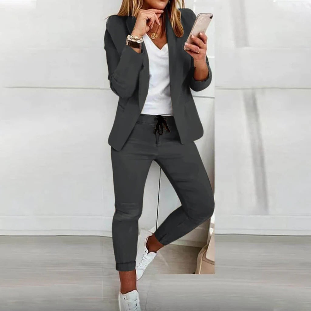 Stylish and Cozy Suit Jacket Set