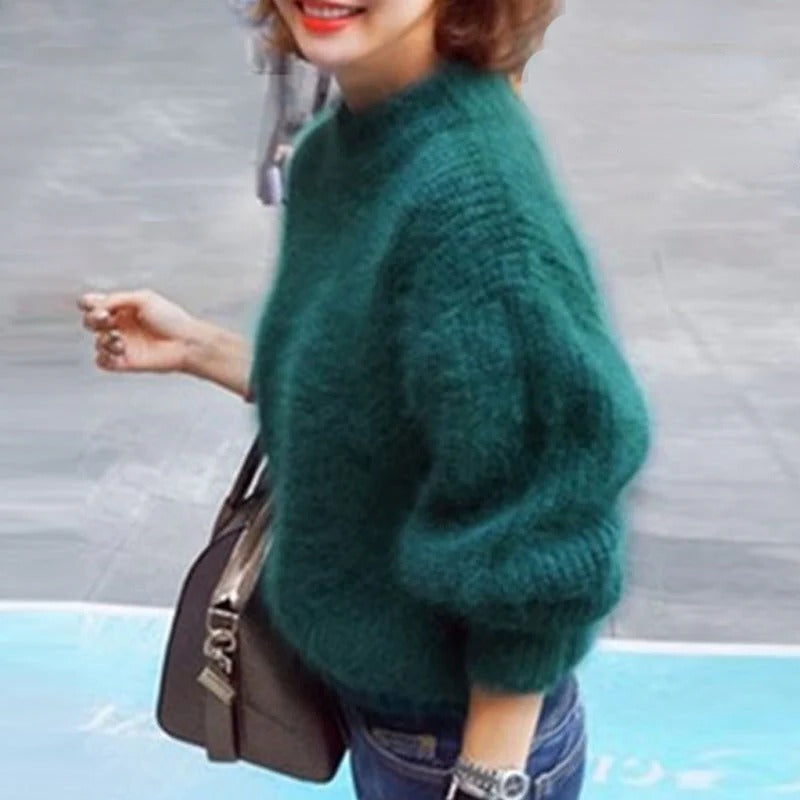 Cozy Oversized Open Knit Sweater for Women