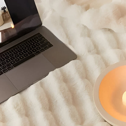 Soft Plush Throw Blanket with Classic Style