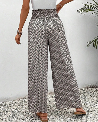 Ladies Patterned Leggings Pants - Befez
