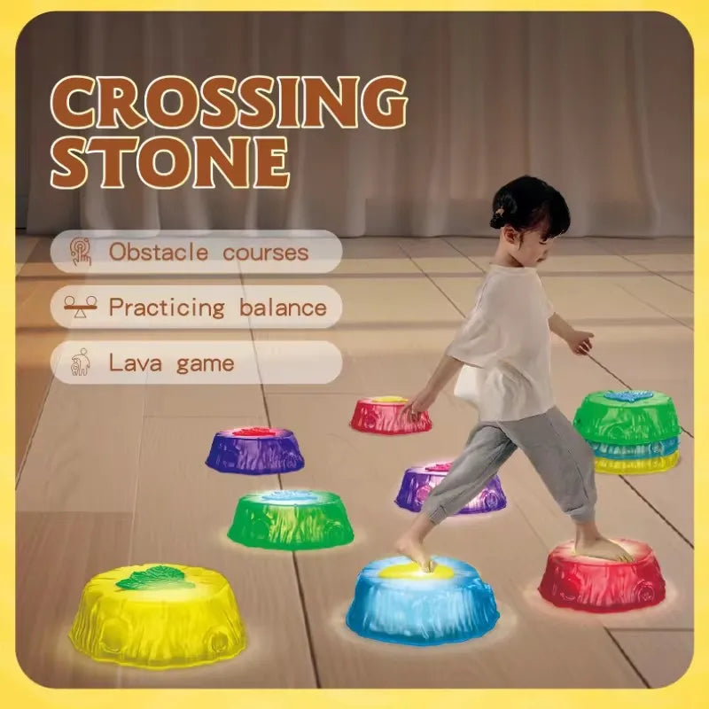 Colorful Kids Balance Rocks