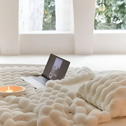 Soft Plush Throw Blanket with Classic Style