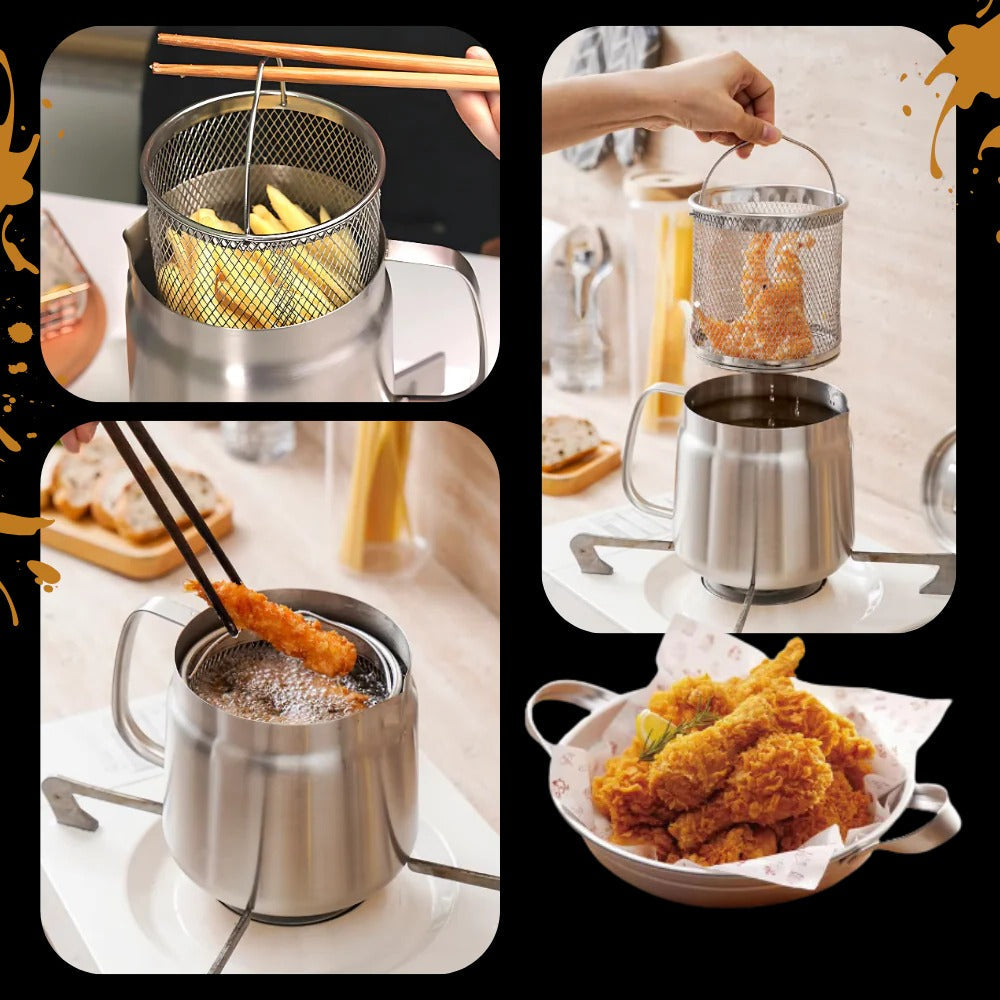 Dual Function Electric Fryer Pan