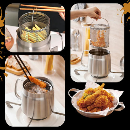 Dual Function Electric Fryer Pan