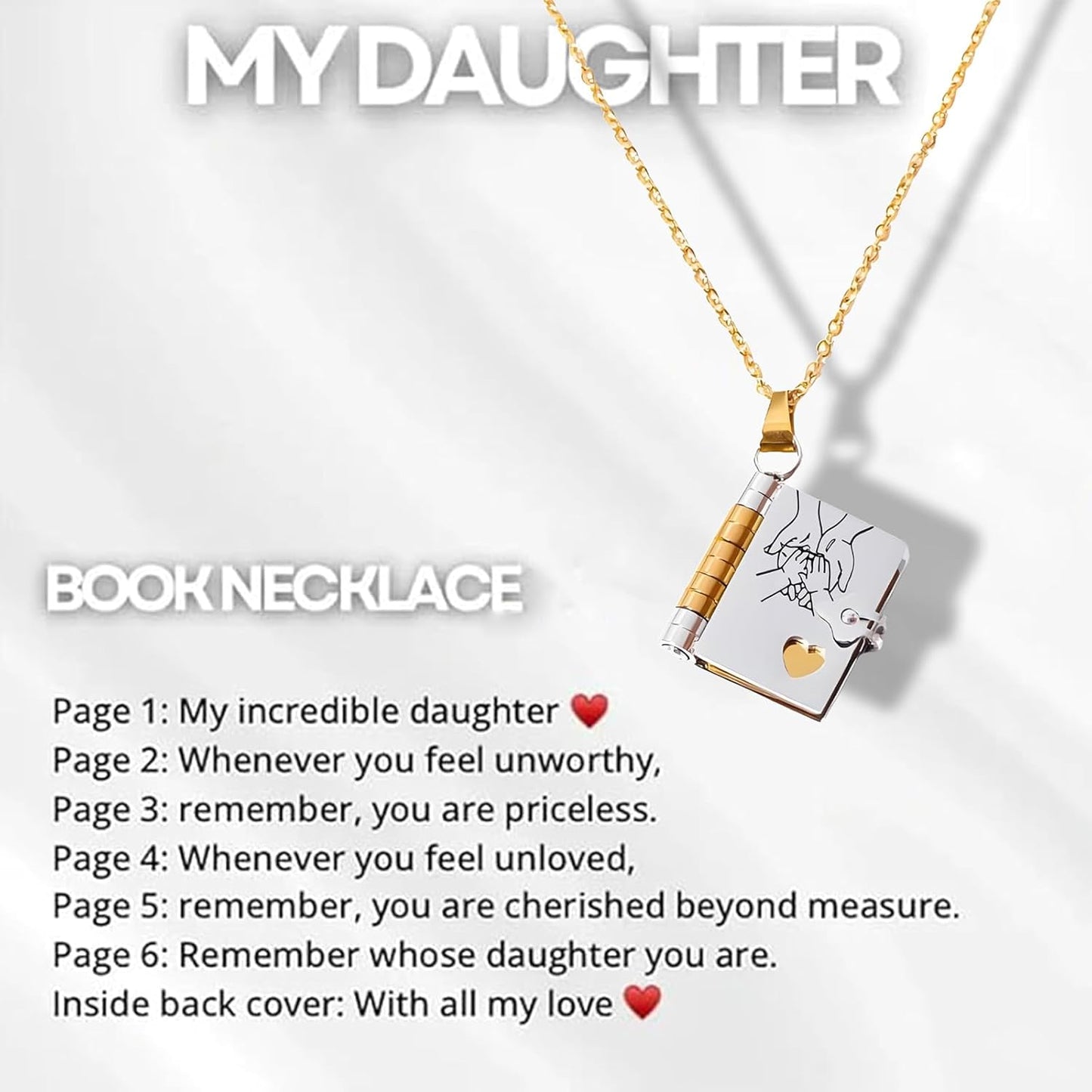 Heartfelt Message Pendant Necklace