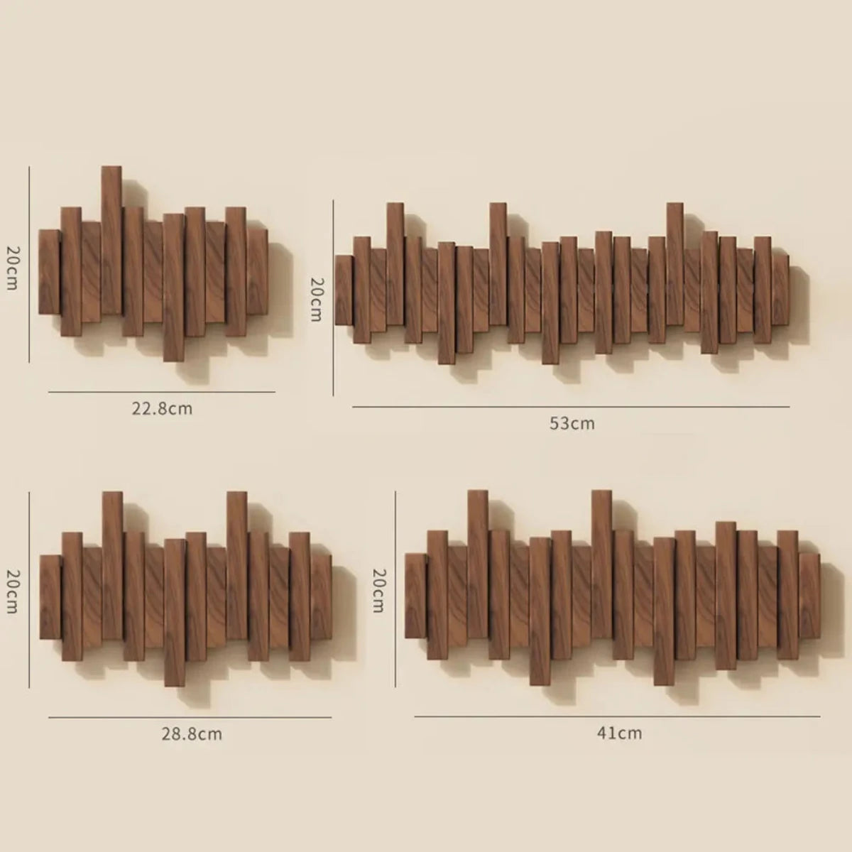 Stylish Wooden Wall Coat Rack for Jackets and Bags - Befez