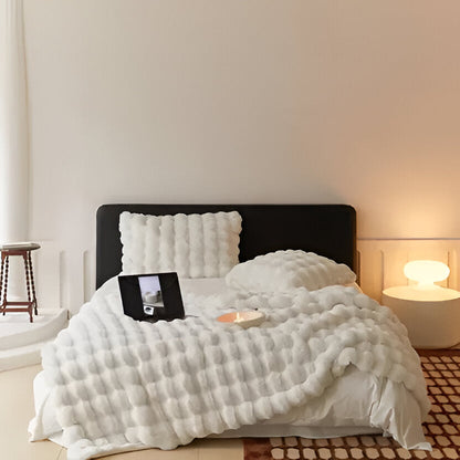 Soft Plush Throw Blanket with Classic Style