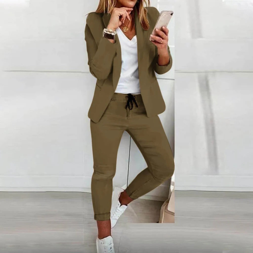Stylish and Cozy Suit Jacket Set