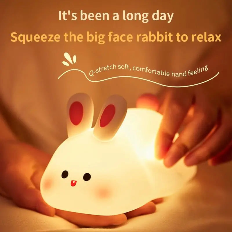 Cozy Kids Night Lamp with Timer and Cute Animal