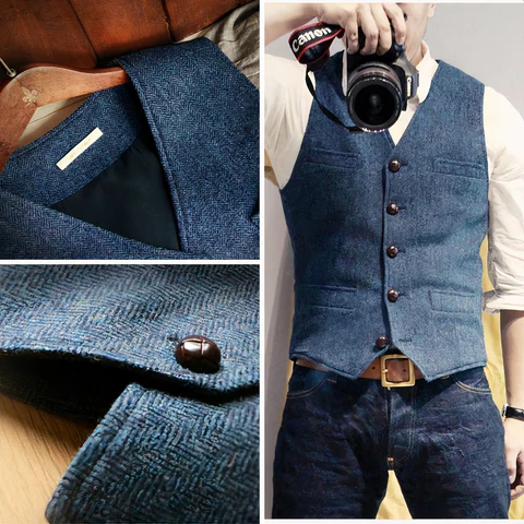 Trendy Men's Wool Vest