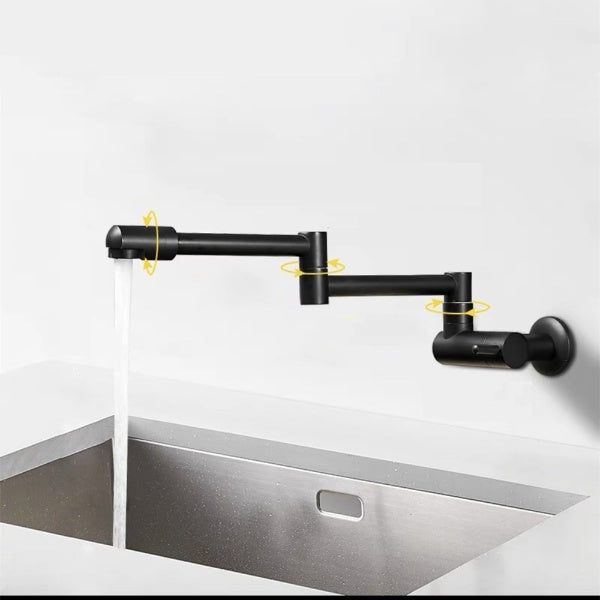 Space-Saving Foldable Kitchen Faucet