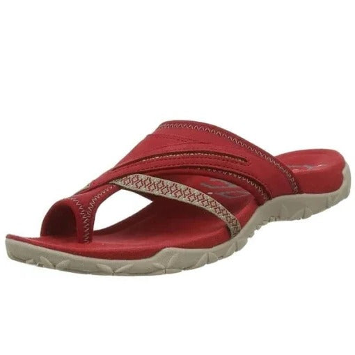 Women's Comfort Cross Strap Summer Flip Flop Sandals