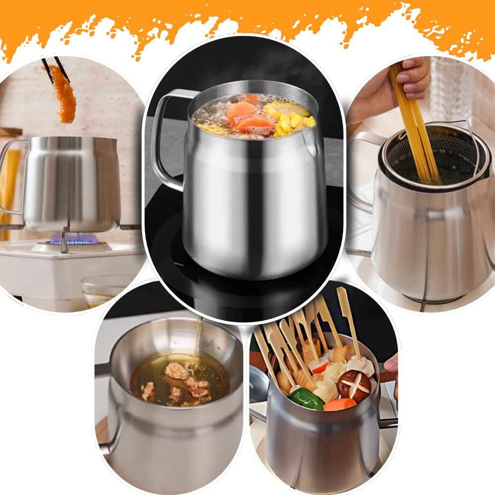 Dual Function Heavy Duty Frying Pan