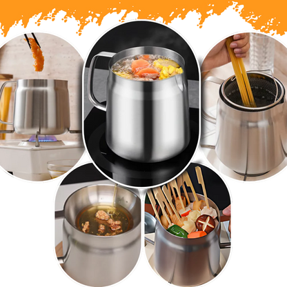 Dual Function Heavy Duty Frying Pan