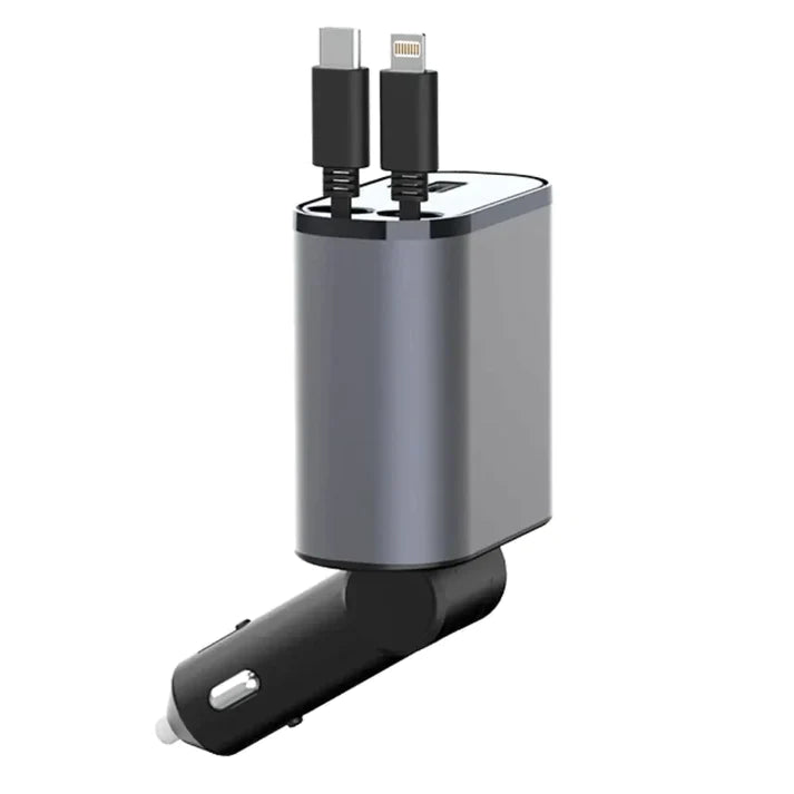 Compact 2 Port Car Phone Charger